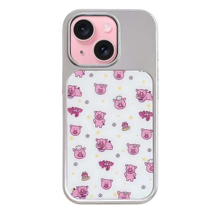 Funda para teléfono con marco plateado galvanizado y relieve brillante, For iPhone 16, For iPhone 15 Pro Max, For iPhone 15 Pro, For iPhone 15, For iPhone 13 / 14