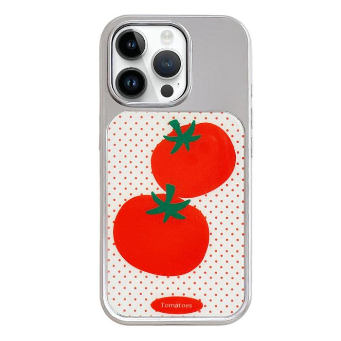 Funda para teléfono con marco plateado galvanizado y relieve brillante, For iPhone 14 Pro, For iPhone 14 Pro Max