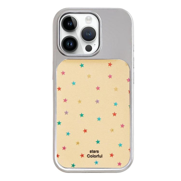 Funda para teléfono con marco plateado galvanizado y relieve brillante, For iPhone 14 Pro, For iPhone 14 Pro Max