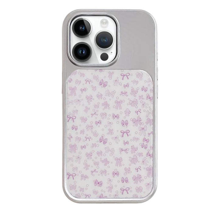 Funda para teléfono con marco plateado galvanizado y relieve brillante, For iPhone 14 Pro, For iPhone 14 Pro Max