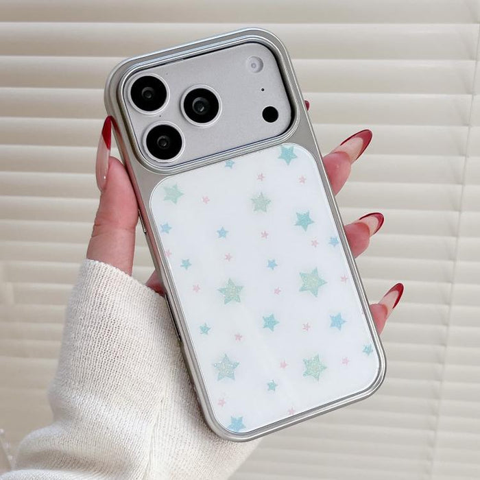Funda para teléfono con marco plateado galvanizado y relieve brillante, For iPhone 14 Pro, For iPhone 14 Pro Max