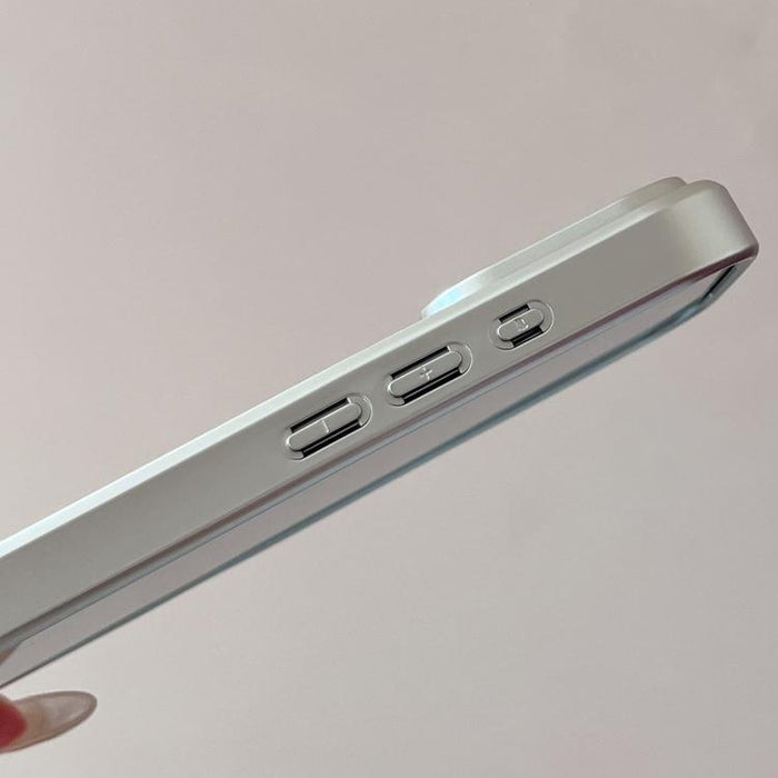 Funda para teléfono con marco plateado galvanizado y relieve brillante, For iPhone 16, For iPhone 15 Pro Max, For iPhone 15 Pro, For iPhone 15, For iPhone 13 / 14
