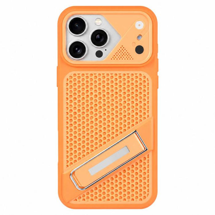 Funda para teléfono Ice Peak con soporte invisible de silicona líquida refrigerante, For iPhone 12 Pro Max, For iPhone 12 Pro, For iPhone 11 Pro Max, For iPhone 11, For iPhone 11 Pro