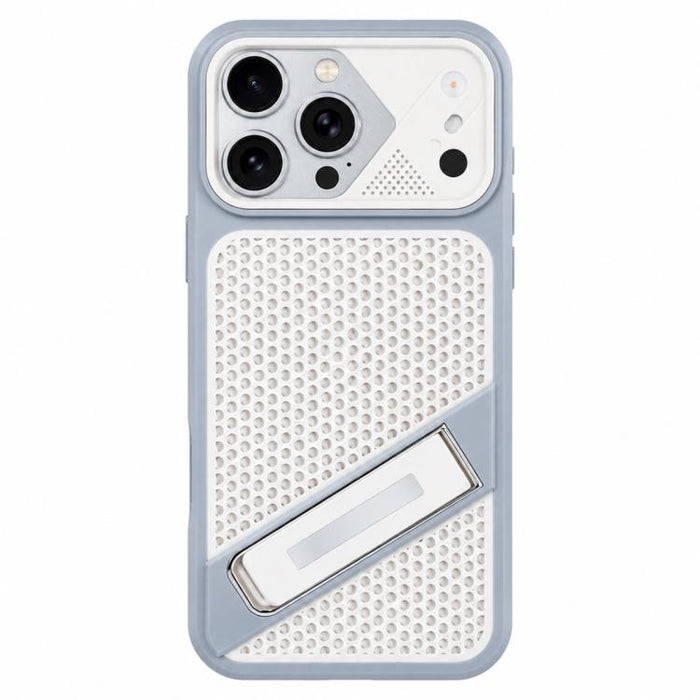 Funda para teléfono Ice Peak con soporte invisible de silicona líquida refrigerante, For iPhone 12 Pro Max, For iPhone 12 Pro, For iPhone 11 Pro Max, For iPhone 11, For iPhone 11 Pro