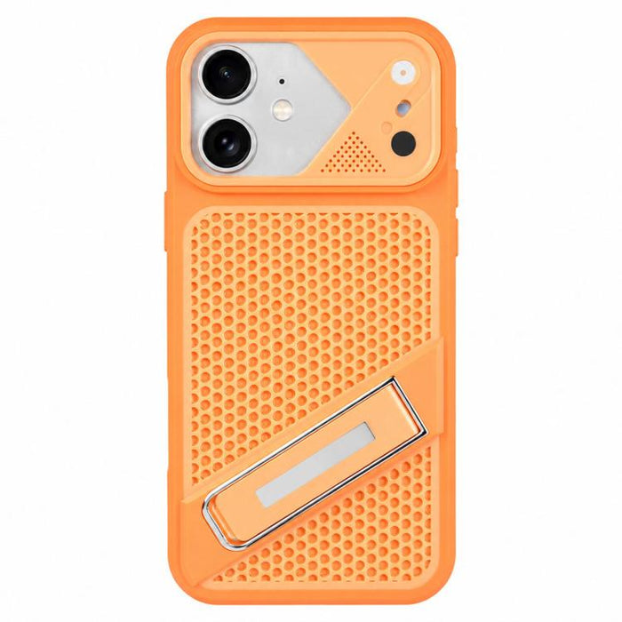 Funda para teléfono Ice Peak con soporte invisible de silicona líquida refrigerante, For iPhone 12 Pro Max, For iPhone 12 Pro, For iPhone 11 Pro Max, For iPhone 11, For iPhone 11 Pro