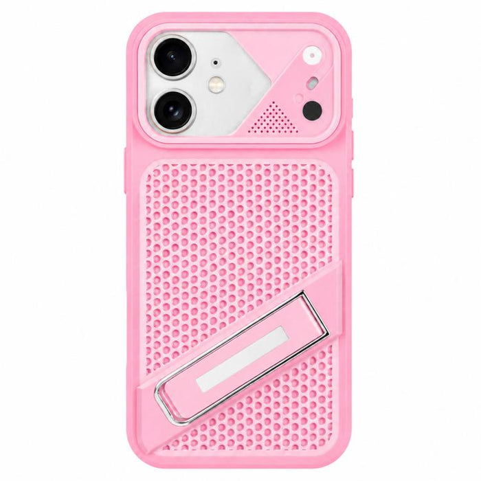 Funda para teléfono Ice Peak con soporte invisible de silicona líquida refrigerante, For iPhone 12 Pro Max, For iPhone 12 Pro, For iPhone 11 Pro Max, For iPhone 11, For iPhone 11 Pro