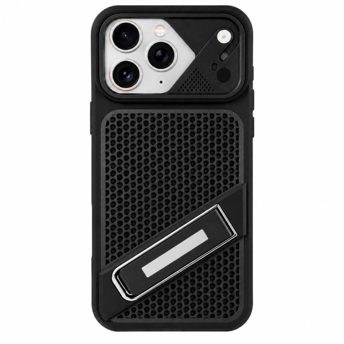 Funda para teléfono Ice Peak con soporte invisible de silicona líquida refrigerante, For iPhone 12 Pro Max, For iPhone 12 Pro, For iPhone 11 Pro Max, For iPhone 11, For iPhone 11 Pro