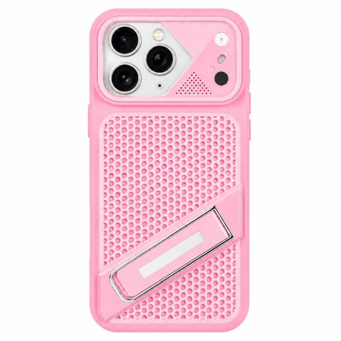 Funda para teléfono Ice Peak con soporte invisible de silicona líquida refrigerante, For iPhone 12 Pro Max, For iPhone 12 Pro, For iPhone 11 Pro Max, For iPhone 11, For iPhone 11 Pro