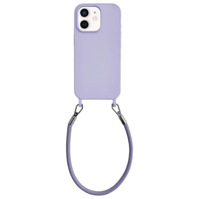Funda de silicona a prueba de golpes con presillas integradas para cordón y cordón de mano de cuero., For iPhone 12, For iPhone 12 Pro Max, For iPhone 12 Pro, For iPhone 11