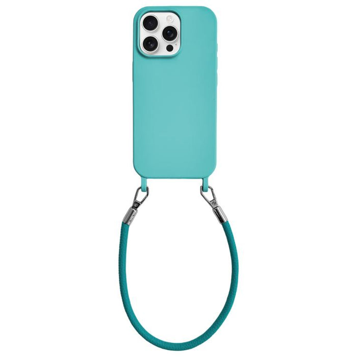 Funda de silicona a prueba de golpes con presillas integradas para cordón y cordón de mano de cuero., For iPhone 12, For iPhone 12 Pro Max, For iPhone 12 Pro, For iPhone 11