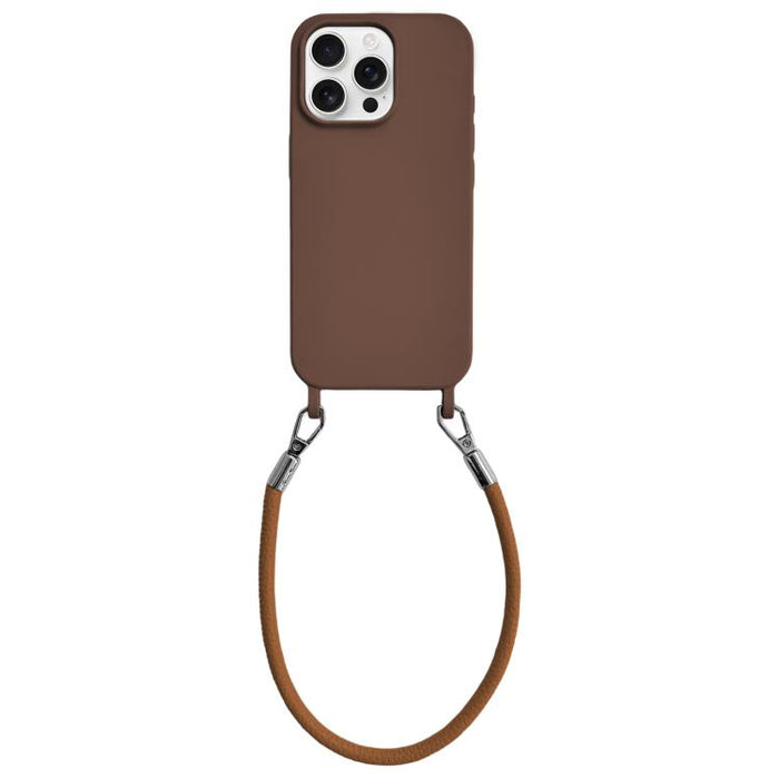 Funda de silicona a prueba de golpes con presillas integradas para cordón y cordón de mano de cuero., For iPhone 12, For iPhone 12 Pro Max, For iPhone 12 Pro, For iPhone 11