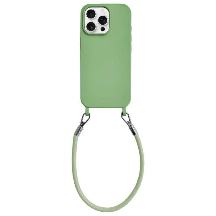 Funda de silicona a prueba de golpes con presillas integradas para cordón y cordón de mano de cuero., For iPhone 12, For iPhone 12 Pro Max, For iPhone 12 Pro, For iPhone 11