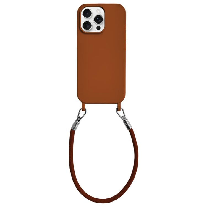 Funda de silicona a prueba de golpes con presillas integradas para cordón y cordón de mano de cuero., For iPhone 12, For iPhone 12 Pro Max, For iPhone 12 Pro, For iPhone 11