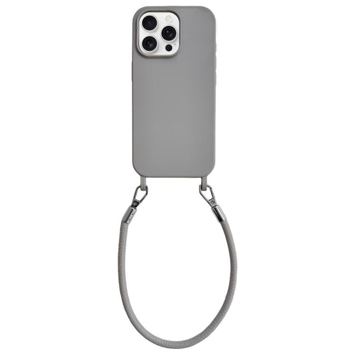 Funda de silicona a prueba de golpes con presillas integradas para cordón y cordón de mano de cuero., For iPhone 12, For iPhone 12 Pro Max, For iPhone 12 Pro, For iPhone 11