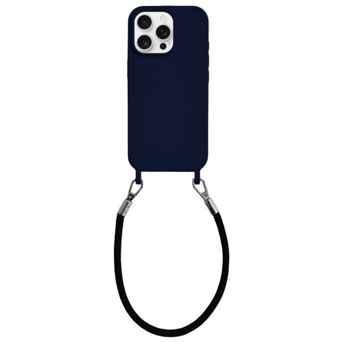 Funda de silicona a prueba de golpes con presillas integradas para cordón y cordón de mano de cuero., For iPhone 12, For iPhone 12 Pro Max, For iPhone 12 Pro, For iPhone 11