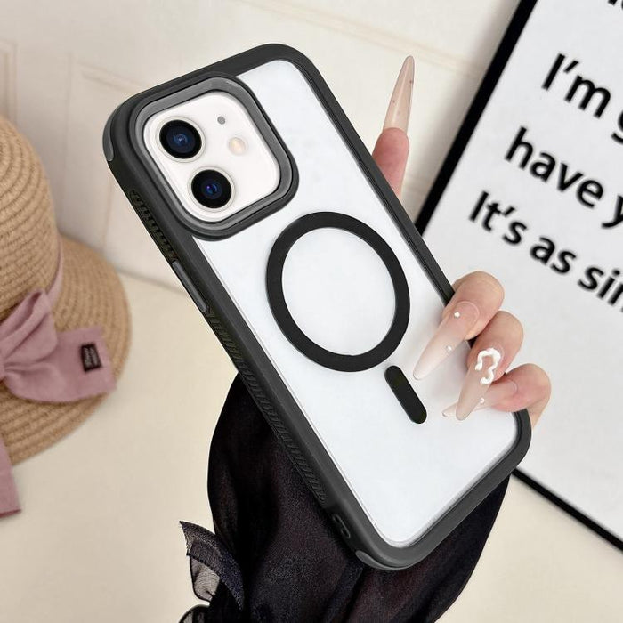 Funda para teléfono magnética antideslizante 3 en 1, genial., For iPhone 13, For iPhone 12, For iPhone 12 Pro Max, For iPhone 12 Pro, For iPhone 11 Pro Max, For iPhone 11