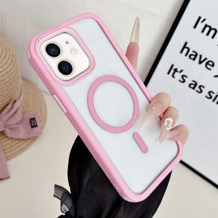 Funda para teléfono magnética antideslizante 3 en 1, genial., For iPhone 13, For iPhone 12, For iPhone 12 Pro Max, For iPhone 12 Pro, For iPhone 11 Pro Max, For iPhone 11