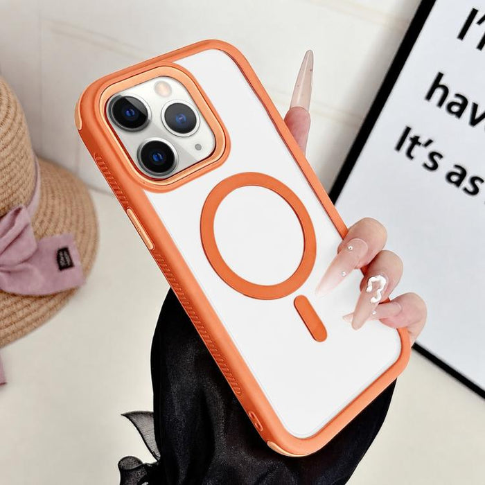 Funda para teléfono magnética antideslizante 3 en 1, genial., For iPhone 13, For iPhone 12, For iPhone 12 Pro Max, For iPhone 12 Pro, For iPhone 11 Pro Max, For iPhone 11