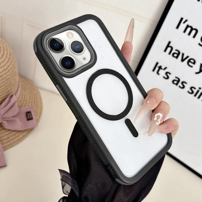 Funda para teléfono magnética antideslizante 3 en 1, genial., For iPhone 13, For iPhone 12, For iPhone 12 Pro Max, For iPhone 12 Pro, For iPhone 11 Pro Max, For iPhone 11