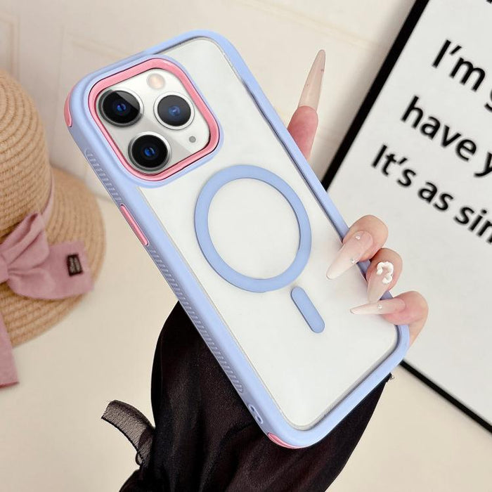 Funda para teléfono magnética antideslizante 3 en 1, genial., For iPhone 13, For iPhone 12, For iPhone 12 Pro Max, For iPhone 12 Pro, For iPhone 11 Pro Max, For iPhone 11