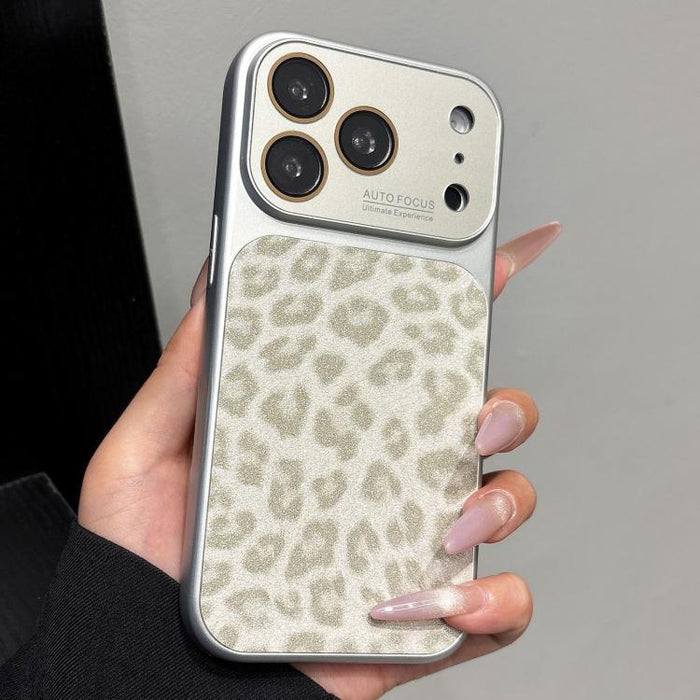 Funda para teléfono con estampado de leopardo brillante y ventana grande que cubre toda la funda, For iPhone 17 Pro Max, For iPhone 17 Pro, For iPhone 17, For iPhone Air, For iPhone 16 Pro Max, For iPhone 16 Pro, For iPhone 16 Plus, For iPhone 16      ...