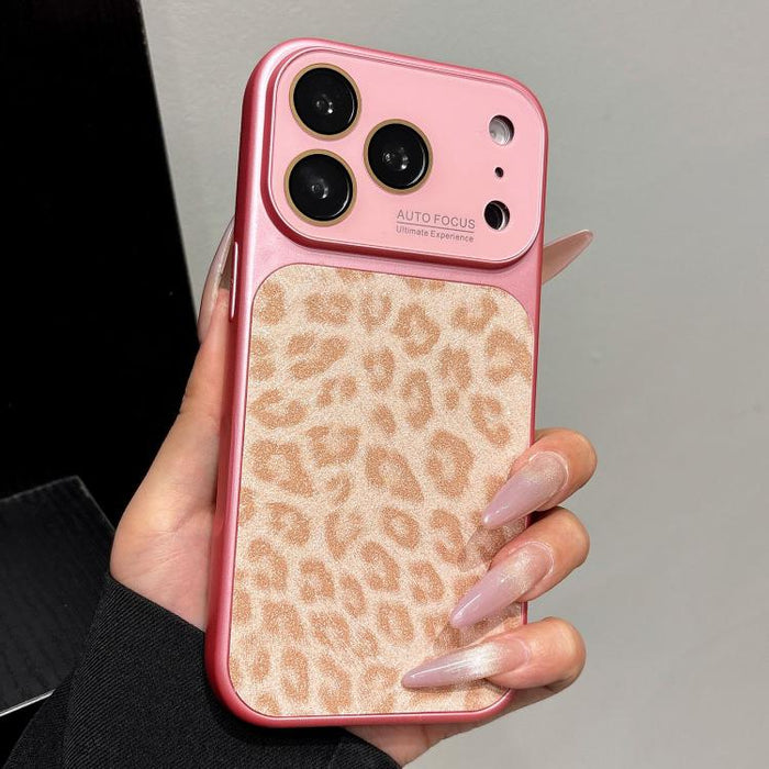 Funda para teléfono con estampado de leopardo brillante y ventana grande que cubre toda la funda, For iPhone 17 Pro Max, For iPhone 17 Pro, For iPhone 17, For iPhone Air, For iPhone 16 Pro Max, For iPhone 16 Pro, For iPhone 16 Plus, For iPhone 16      ...