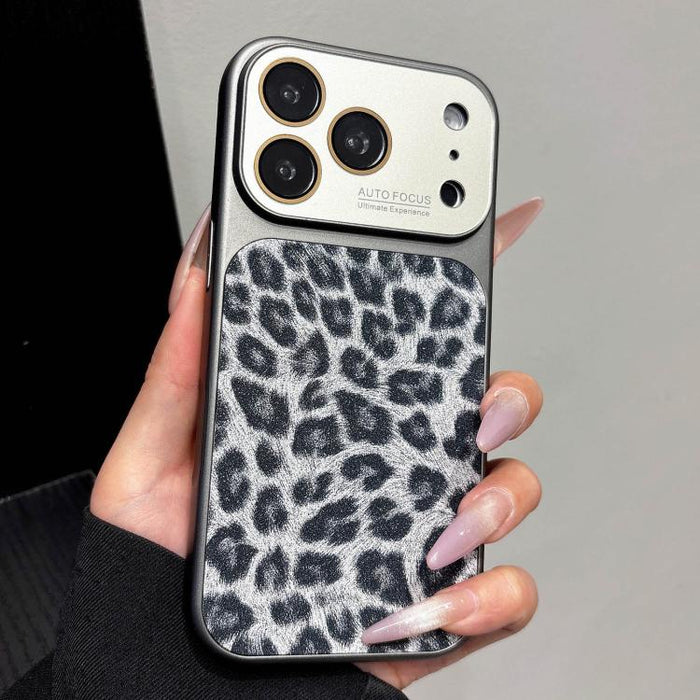 Funda para teléfono con estampado de leopardo brillante y ventana grande que cubre toda la funda, For iPhone 17 Pro Max, For iPhone 17 Pro, For iPhone 17, For iPhone Air, For iPhone 16 Pro Max, For iPhone 16 Pro, For iPhone 16 Plus, For iPhone 16      ...