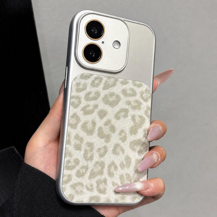 Funda para teléfono con estampado de leopardo brillante y ventana grande que cubre toda la funda, For iPhone 17 Pro Max, For iPhone 17 Pro, For iPhone 17, For iPhone Air, For iPhone 16 Pro Max, For iPhone 16 Pro, For iPhone 16 Plus, For iPhone 16      ...