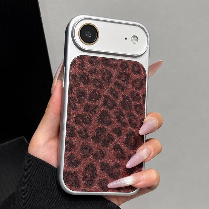 Funda para teléfono con estampado de leopardo brillante y ventana grande que cubre toda la funda, For iPhone 17 Pro Max, For iPhone 17 Pro, For iPhone 17, For iPhone Air, For iPhone 16 Pro Max, For iPhone 16 Pro, For iPhone 16 Plus, For iPhone 16      ...