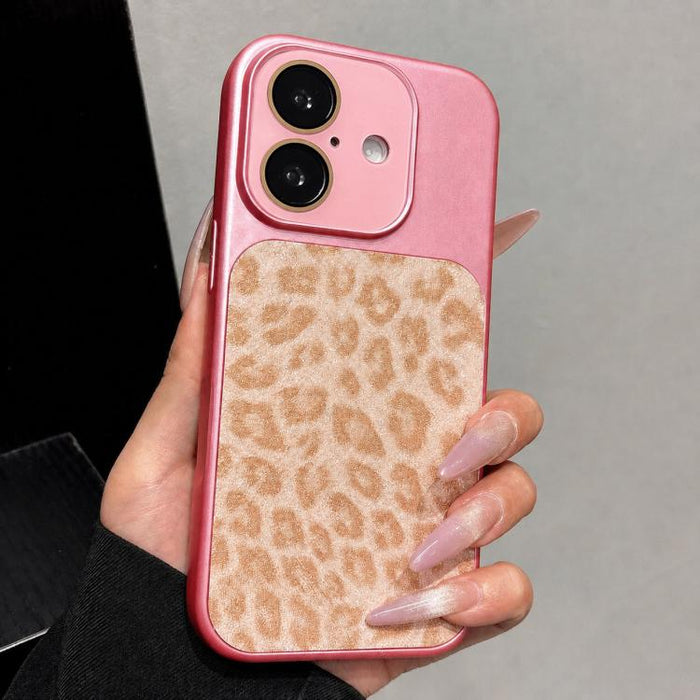 Funda para teléfono con estampado de leopardo brillante y ventana grande que cubre toda la funda, For iPhone 17 Pro Max, For iPhone 17 Pro, For iPhone 17, For iPhone Air, For iPhone 16 Pro Max, For iPhone 16 Pro, For iPhone 16 Plus, For iPhone 16      ...