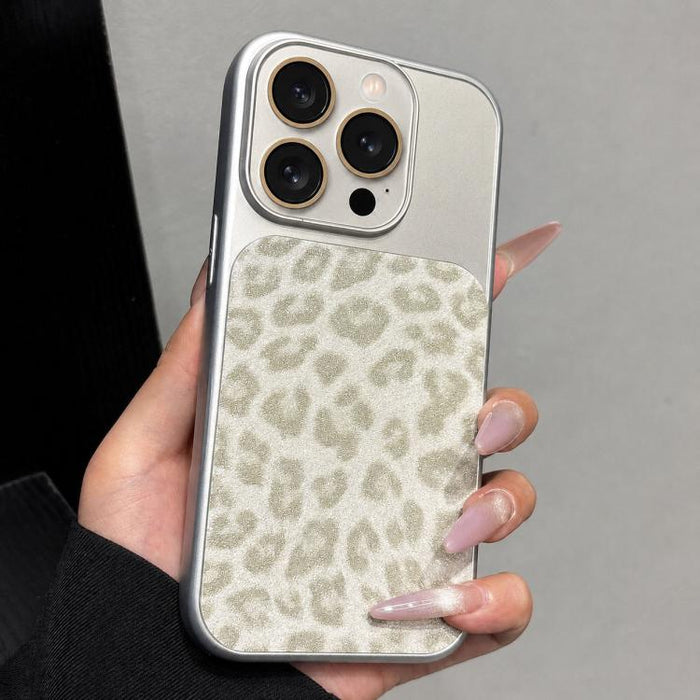 Funda para teléfono con estampado de leopardo brillante y ventana grande que cubre toda la funda, For iPhone 17 Pro Max, For iPhone 17 Pro, For iPhone 17, For iPhone Air, For iPhone 16 Pro Max, For iPhone 16 Pro, For iPhone 16 Plus, For iPhone 16      ...