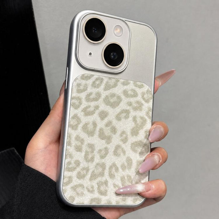 Funda para teléfono con estampado de leopardo brillante y ventana grande que cubre toda la funda, For iPhone 17 Pro Max, For iPhone 17 Pro, For iPhone 17, For iPhone Air, For iPhone 16 Pro Max, For iPhone 16 Pro, For iPhone 16 Plus, For iPhone 16      ...