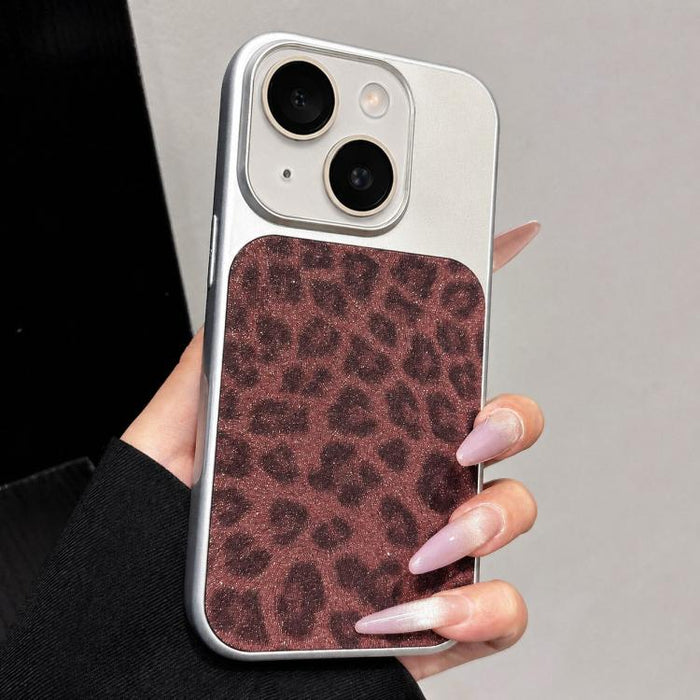 Funda para teléfono con estampado de leopardo brillante y ventana grande que cubre toda la funda, For iPhone 17 Pro Max, For iPhone 17 Pro, For iPhone 17, For iPhone Air, For iPhone 16 Pro Max, For iPhone 16 Pro, For iPhone 16 Plus, For iPhone 16      ...