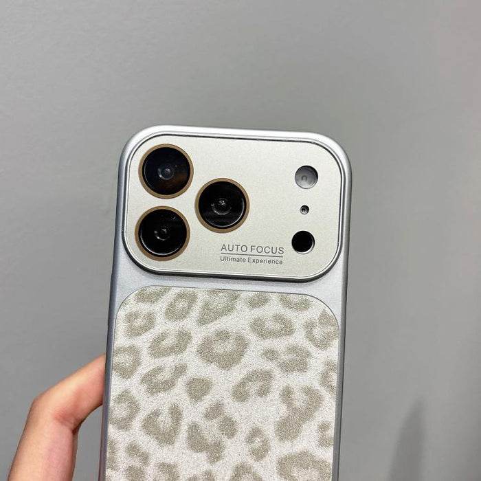 Funda para teléfono con estampado de leopardo brillante y ventana grande que cubre toda la funda, For iPhone 17 Pro Max, For iPhone 17 Pro, For iPhone 17, For iPhone Air, For iPhone 16 Pro Max, For iPhone 16 Pro, For iPhone 16 Plus, For iPhone 16      ...