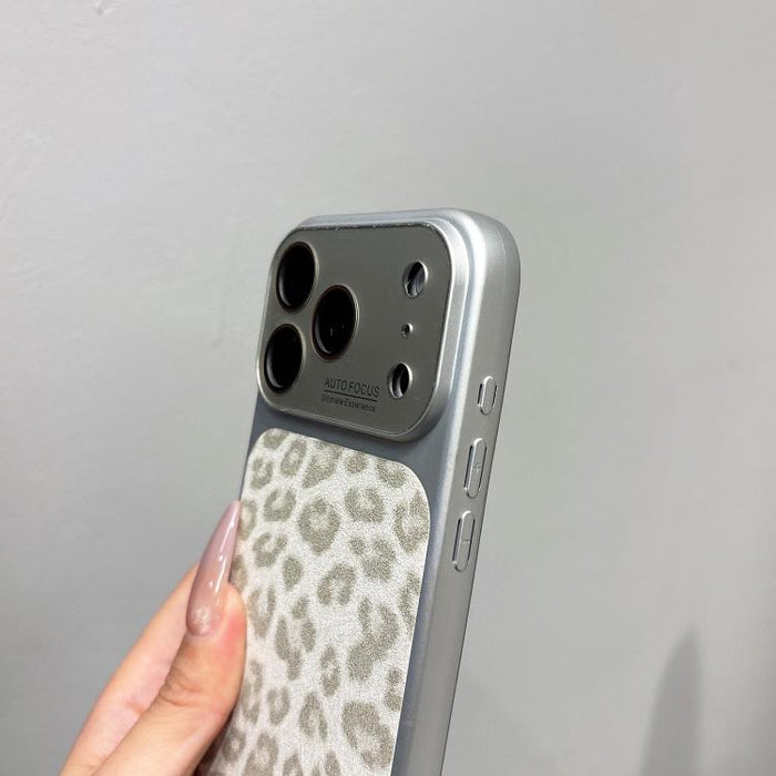 Funda para teléfono con estampado de leopardo brillante y ventana grande que cubre toda la funda, For iPhone 17 Pro Max, For iPhone 17 Pro, For iPhone 17, For iPhone Air, For iPhone 16 Pro Max, For iPhone 16 Pro, For iPhone 16 Plus, For iPhone 16      ...
