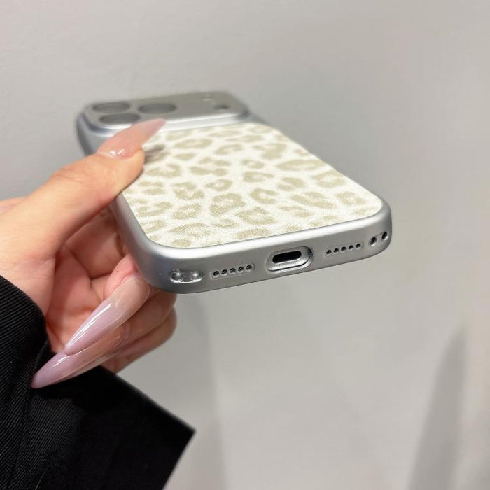 Funda para teléfono con estampado de leopardo brillante y ventana grande que cubre toda la funda, For iPhone 17 Pro Max, For iPhone 17 Pro, For iPhone 17, For iPhone Air, For iPhone 16 Pro Max, For iPhone 16 Pro, For iPhone 16 Plus, For iPhone 16      ...