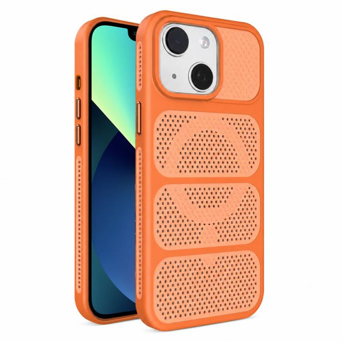 Funda para teléfono híbrida magnética de PC TPU con diseño de refrigeración hueca, For iPhone 17 Pro Max, For iPhone 17 Pro, For iPhone 17, For iPhone 16 Pro Max, For iPhone 16 Pro, For iPhone 16 Plus, For iPhone 16, For iPhone 15 Pro Max              ...