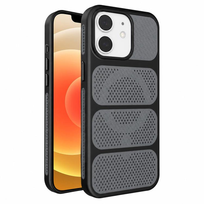Funda para teléfono híbrida magnética de PC TPU con diseño de refrigeración hueca, For iPhone 17 Pro Max, For iPhone 17 Pro, For iPhone 17, For iPhone 16 Pro Max, For iPhone 16 Pro, For iPhone 16 Plus, For iPhone 16, For iPhone 15 Pro Max              ...