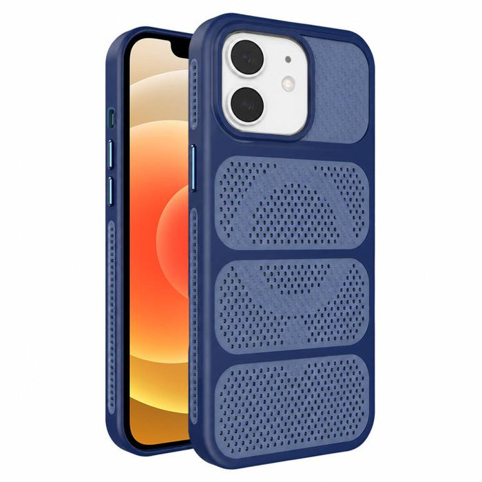 Funda para teléfono híbrida magnética de PC TPU con diseño de refrigeración hueca, For iPhone 17 Pro Max, For iPhone 17 Pro, For iPhone 17, For iPhone 16 Pro Max, For iPhone 16 Pro, For iPhone 16 Plus, For iPhone 16, For iPhone 15 Pro Max              ...