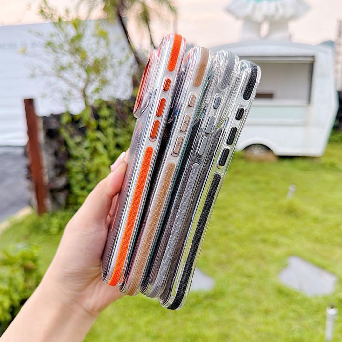 Funda para teléfono MagSafe con textura de fibra de carbono bicolor, For iPhone 17 Pro Max, For iPhone 17