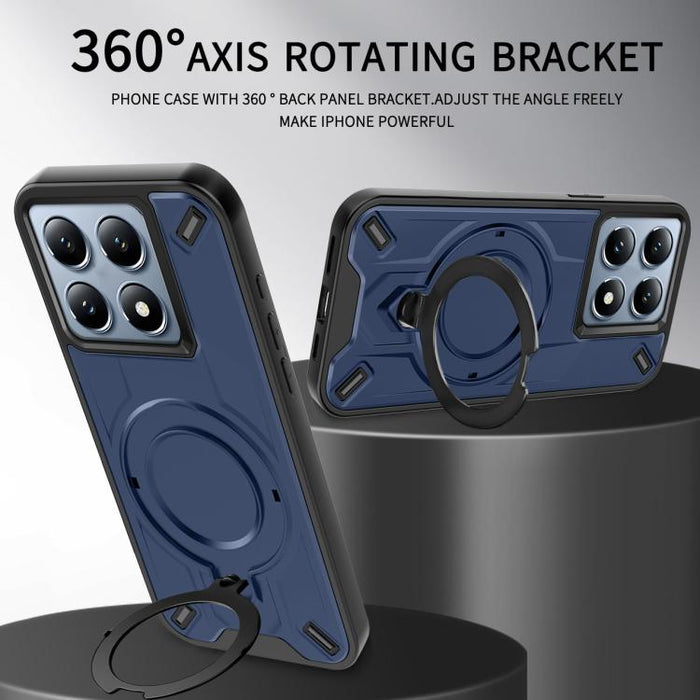 Funda magnética para teléfono con soporte giratorio Dijia, For Xiaomi 14T