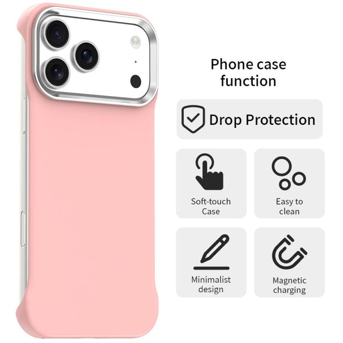 Funda para teléfono ultradelgada sin marco, a prueba de golpes, de TPU + PET + PC, For iPhone 18 Pro / 17 Pro, For iPhone 18 Pro Max / 17 Pro Max, For iPhone 17, For iPhone 16 Pro Max, For iPhone 16 Pro, For iPhone 16 Plus, For iPhone 16               ...