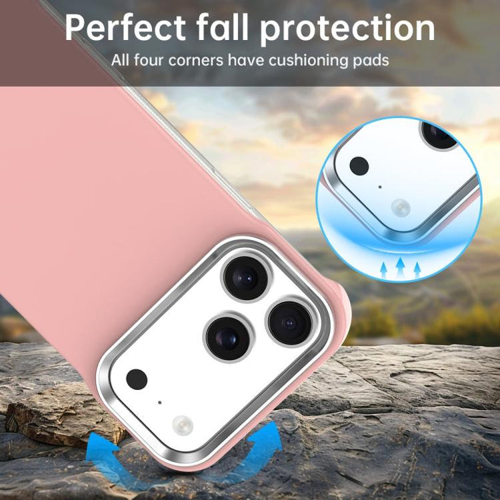 Funda para teléfono ultradelgada sin marco, a prueba de golpes, de TPU + PET + PC, For iPhone 18 Pro / 17 Pro, For iPhone 18 Pro Max / 17 Pro Max, For iPhone 17, For iPhone 16 Pro Max, For iPhone 16 Pro, For iPhone 16 Plus, For iPhone 16               ...