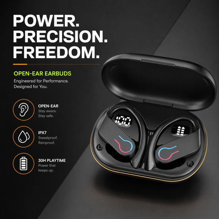 Auriculares deportivos inalámbricos Bluetooth con parte trasera abierta YYK-Q63-6