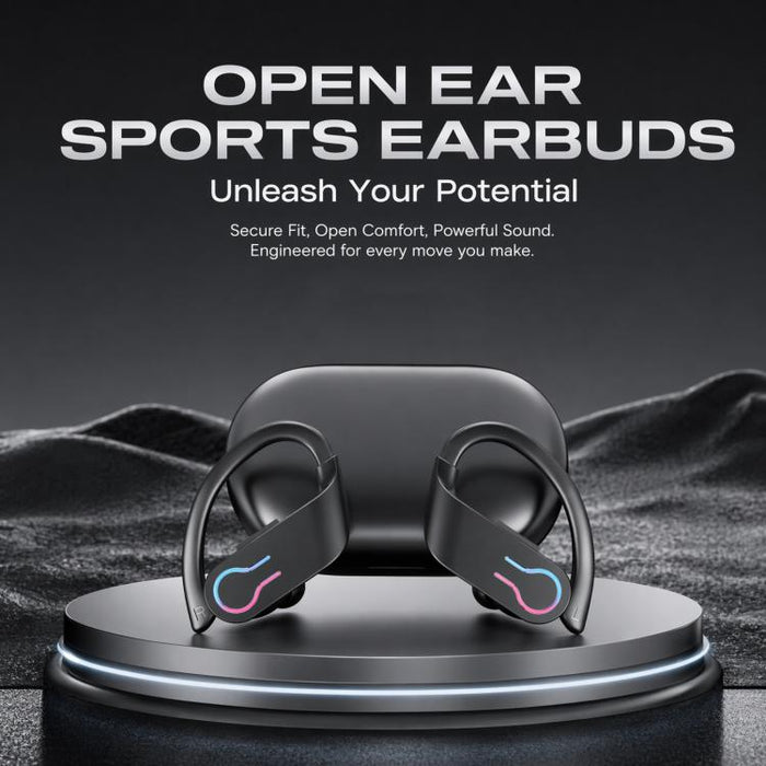 Auriculares deportivos inalámbricos Bluetooth con parte trasera abierta YYK-Q63-6