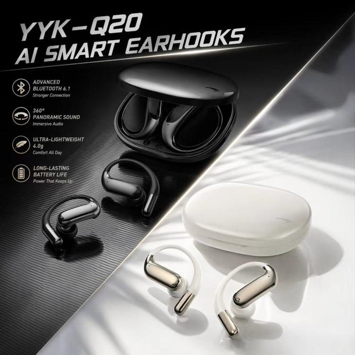Auriculares deportivos inalámbricos Bluetooth YYK-Q20 con parte trasera abierta