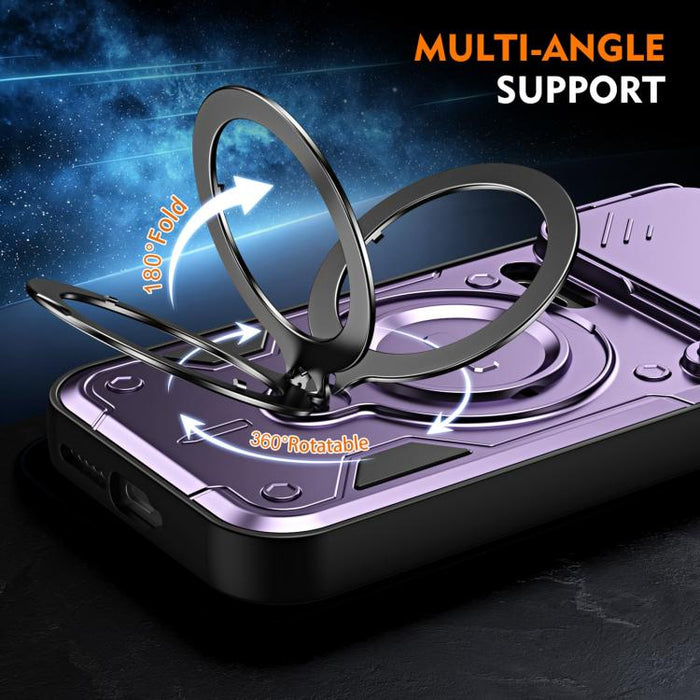 Funda para teléfono con soporte de anillo y cubierta deslizante para lente, For Xiaomi 17 Pro Max, For Xiaomi 17 Pro, For Xiaomi 17, For Xiaomi 15T Pro 5G, For Xiaomi 15T 5G
