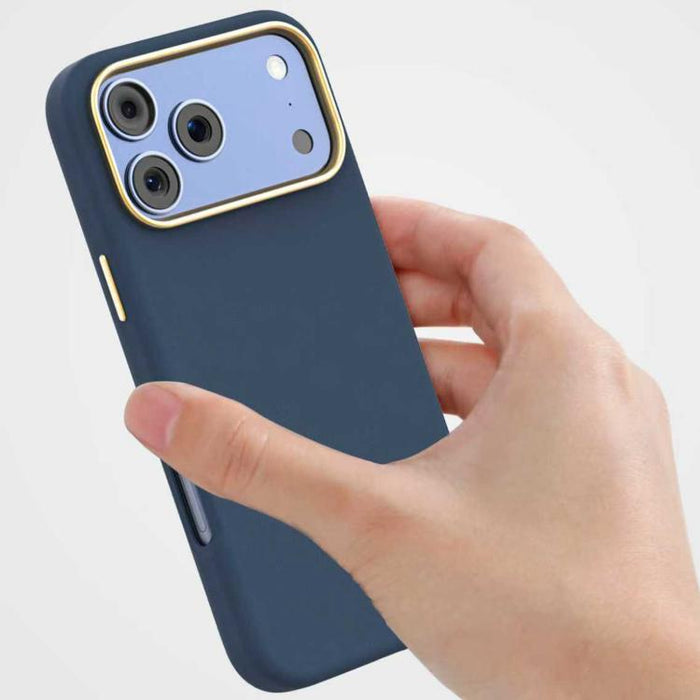 Funda para teléfono Mutural Elegant Lychee Series de PU con baño de metal, For iPhone 17 Pro Max, For iPhone 17 Pro