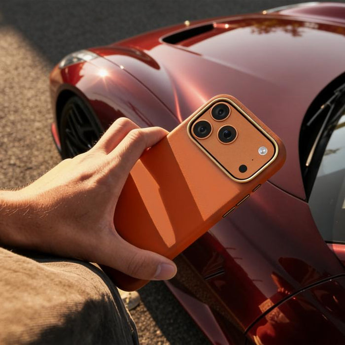 Funda para teléfono Mutural Elegant Lychee Series de PU con baño de metal, For iPhone 17 Pro Max, For iPhone 17 Pro