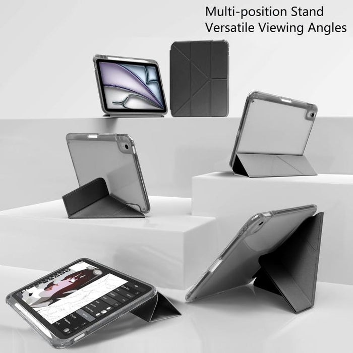 Funda para tablet de piel vegana Mutural QinDun Deformation, For iPad Air 11 2026 / 2025 / 2024, For iPad Pro 11 2025 / 2024, For iPad 2025 / 2022